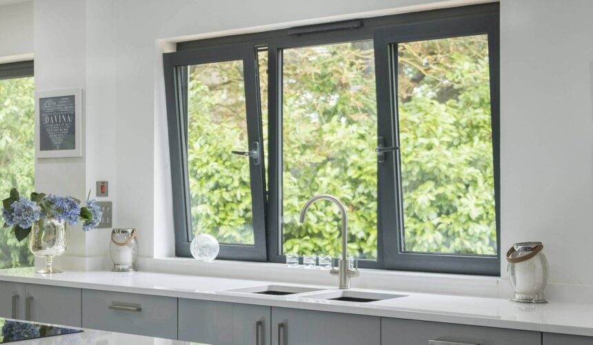 aluminum tilt turn windows