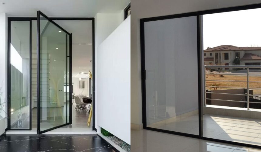 sliding door pivot door