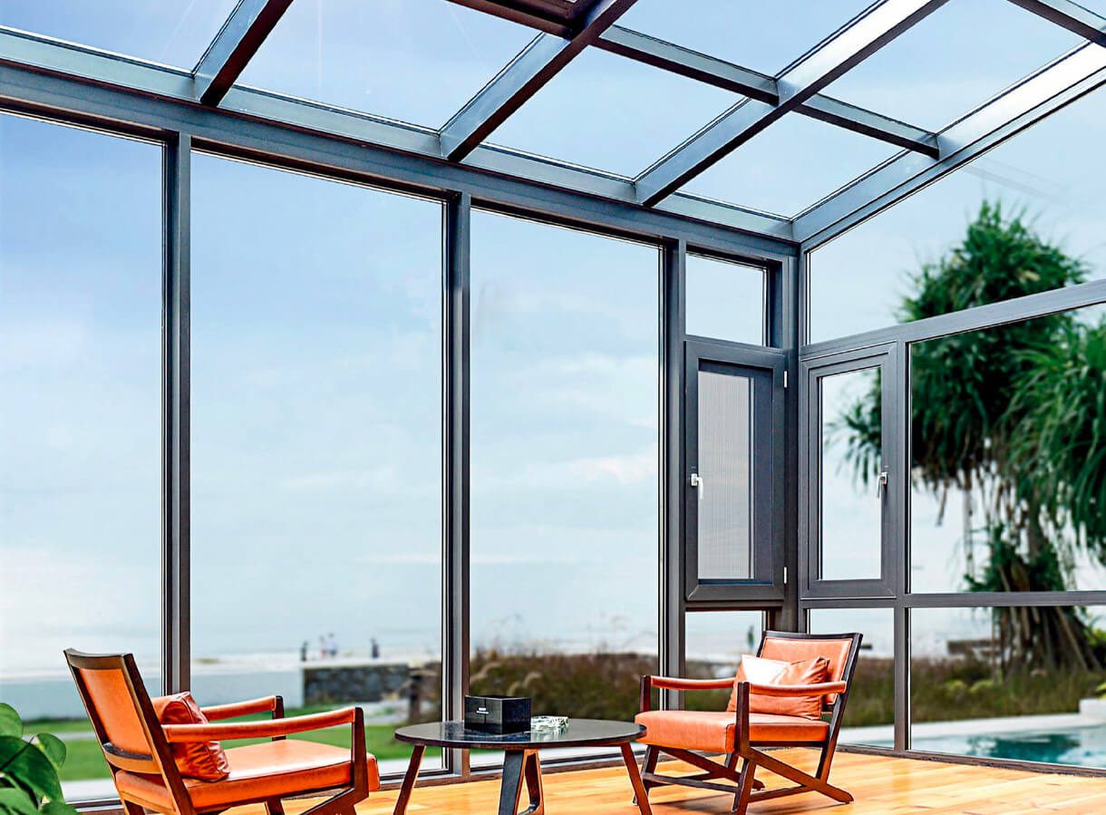 new season aluminum sunroom models