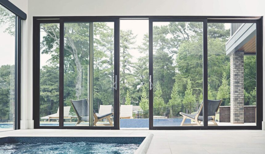 large panaromic doors windows