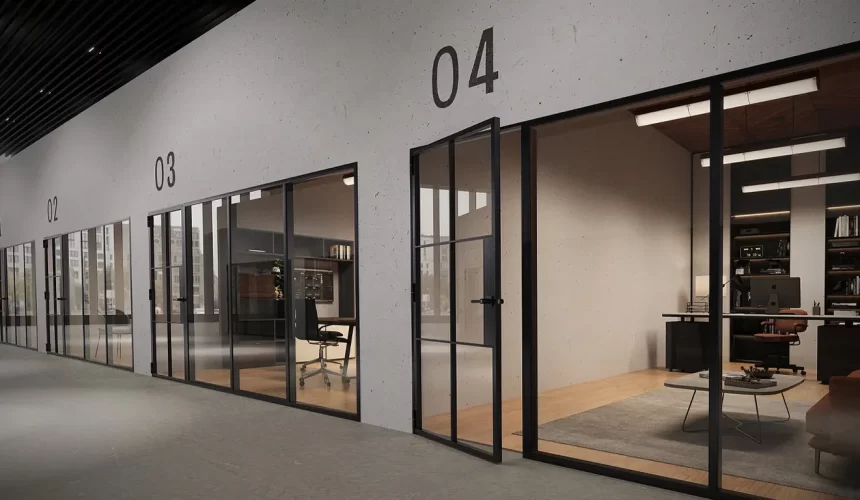 which aluminum glass type should you prefer for your offices