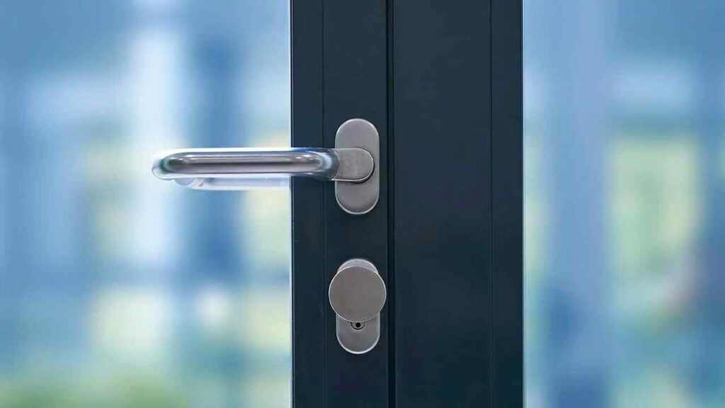 handle lock of aluminum sliding door